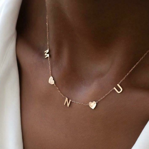 CHOKER TRIPLE INITIALS