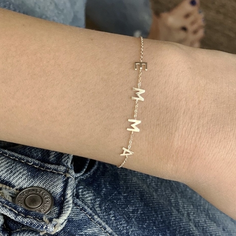 PULSERA 4 INICIALES