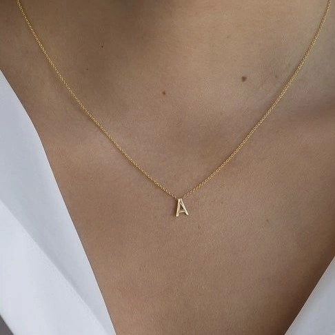 CHOKER LETTER GOLD