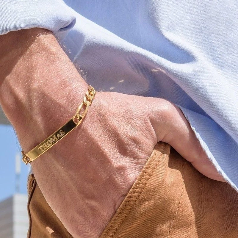 PULSERA BARRA GOLD