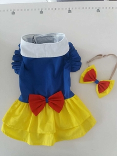 VESTIDO BRANCA DE NEVE PET na internet