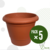 Set Macetas de Plastico X5 - N30