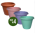Set 4 Macetas de Plastico N30 - COLORES