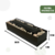 Fogonero de Hierro Rectangular Modelo: HOR-50 - tienda online