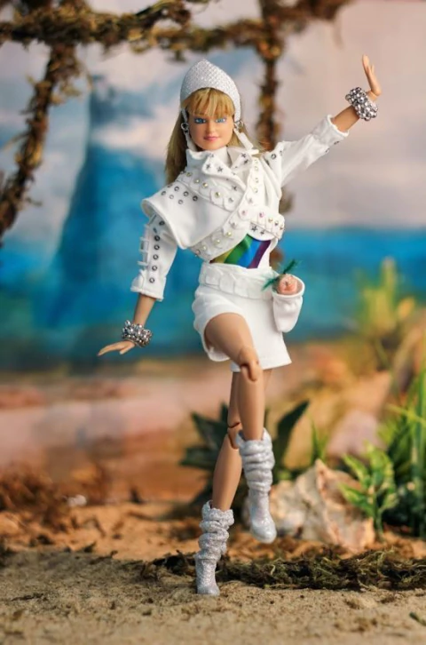 Roupinhas Arco-íris Baixo Astral Tucadolls p bonecas escala 1/6