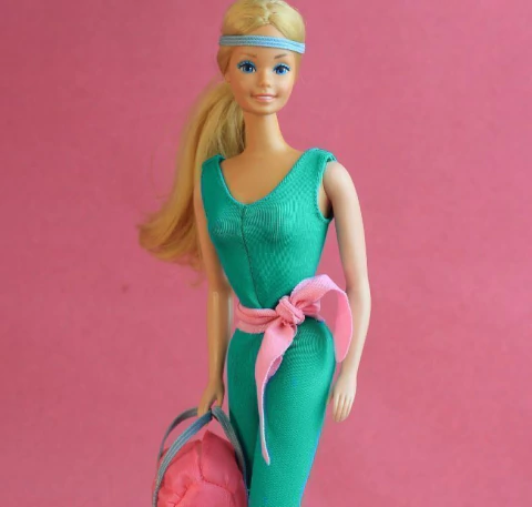 Conj. Aeróbica Tiffany Great Shape Mattel 1983 para bonecas escala 1/6 Tucadolls