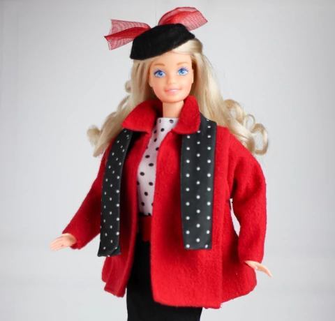 Roupinha Chic Alta Costura 1990 para Bonecas escala 1/6 Tucadolls