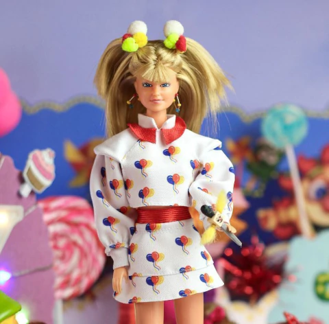 Roupinha Balões para bonecas estilo Xuxinha bonecas escala 1/6 Tucadolls