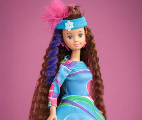 Conjunto Skipper Tottally Hair Azul - para bonecas escala 1/6 Tucadolls