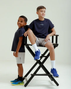 Camiseta Ruzzo Tech Kids - Masculino - Azul-Marinho