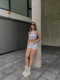 Imagen de SHORT BLANCO ROTURAS