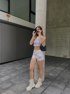 SHORT BLANCO ROTURAS - comprar online