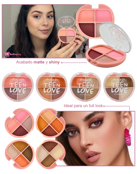 Paleta de Sombras Teen Love