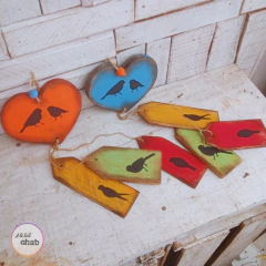 Pendente Passarinhos Silhueta - comprar online