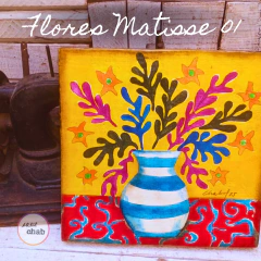Quadro Flores Matisse 01 - comprar online