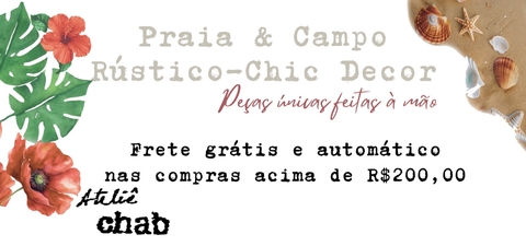 Imagem do banner rotativo Atelie Chab - Produtos exclusivos com design e elegância