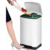 Cesto Residuos Tacho De Basura Acero Inoxidable C/ Pedal - comprar online