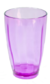 Vaso facetado traslucido 410ml diferentes colores - comprar online