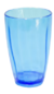 Vaso facetado traslucido 410ml diferentes colores