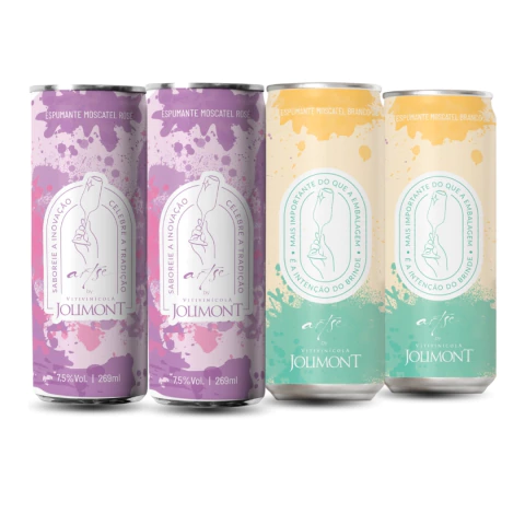 Combo Espumantes - Caixa com 4 Latas de 269ml - comprar online