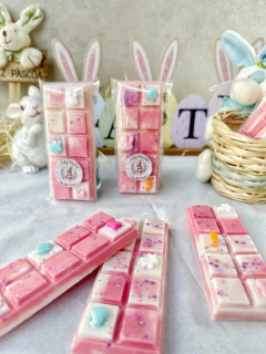 Wax Melt Pastilha Aromática Chocolate Branco Barra