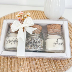 Trio Acolhimento - velas e escalda pés na internet