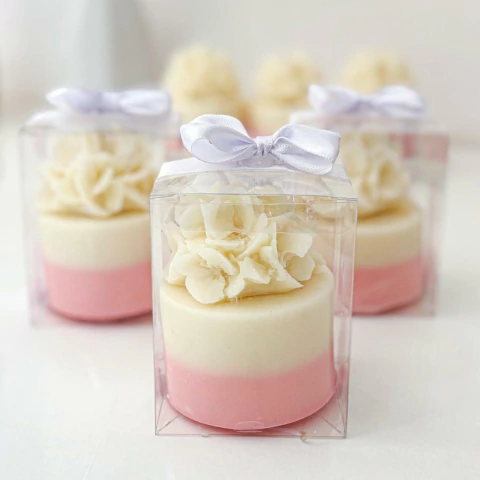 Vela Aromática bolo floral dia das mães - 100g