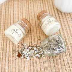 Trio Acolhimento - velas e escalda pés - Gokai Artes e Alquimia Natural