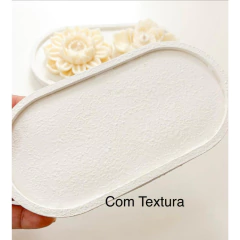 Kit 2 velas Flor de Lótus e Bandeja de Cimento - 2 aromas Perenne e Figo & Jasmim - Decoração - Velas Aromáticas