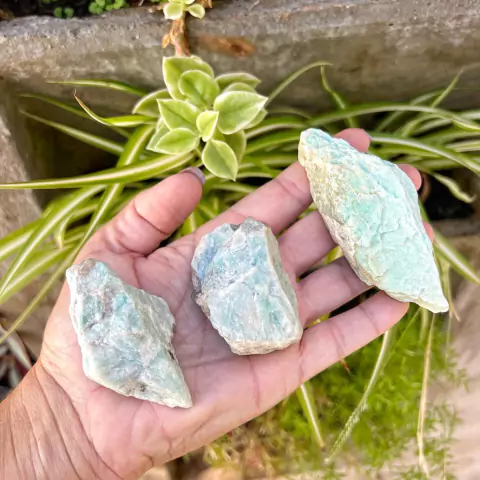 Amazonita Pedra Bruta - Equilíbrio Mental e Físico