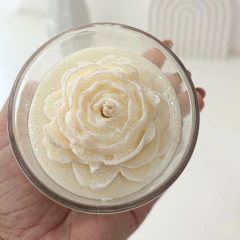 Vela Aromática dia das mães folha de ouro e flor - 180g - comprar online