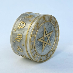 Porta joia signos dourado - comprar online