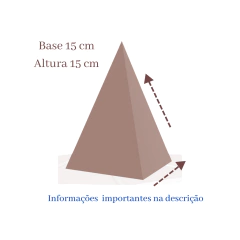 Orgonite pirâmide 15x15