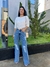 Calça Wid Leg Destroyed Creta - comprar online