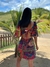 Vestido curto estampado Tropicalia - comprar online