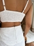 Conjunto Ahtezza Saia + Cropped de flor - loja online