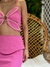 Conjunto Ahtezza Saia + Cropped de flor - loja online
