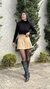 Short saia plissada Camy