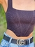 Imagem do Cropped Tricô Bic Blusa Cropped corset em tricô Valéria
