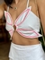 Conjunto Ahtezza Saia + Cropped de flor na internet