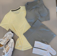 Imagem do Blusa esportiva - Amarelo manteiga