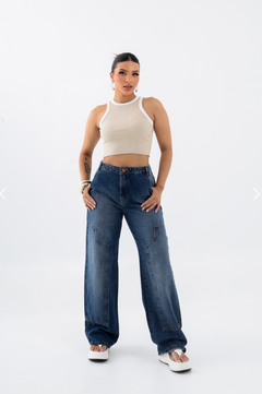 Cropped Bicolor - Areia