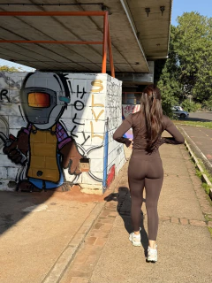 Conjunto Poliamida - Café - Lasfitt Sportswear