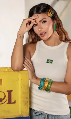 Regata Brasil - Branca na internet