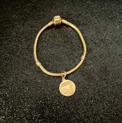 Pingente/berloque Placa de Petri dourada - comprar online