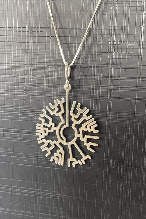 Mandala da Evolução prateada