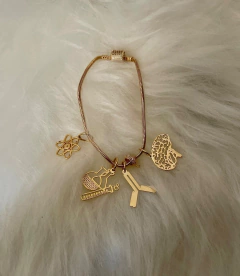 Pingente/ Berloque Anticorpo dourado - Hela Jóias da Ciência