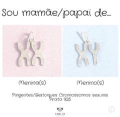 Colar Canga Genealógica c/ dois pingentes prateada na internet