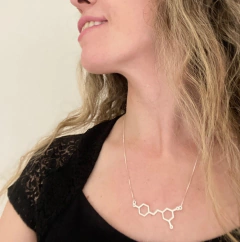 Imagem do Colar Resveratrol (Vinho) prateado