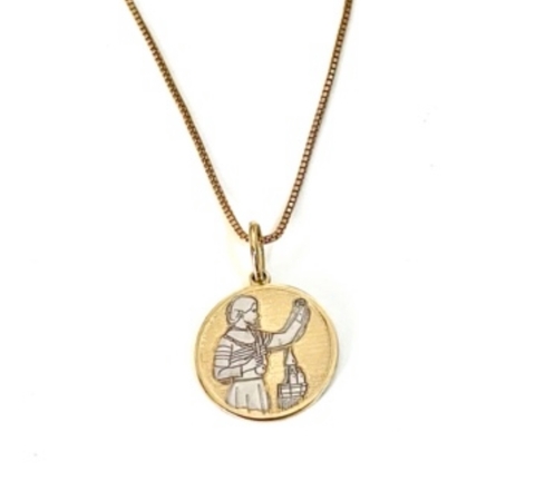 Pingente/Berloque Marie Curie Bicolor